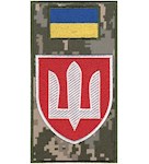 Шеврон-заглушка на липучці Військова служба правопорядку (кольоровий)