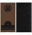 Погон морської охорони з емблемою лейтенант (на липучці)