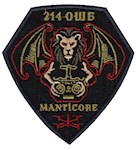 Шеврон 214 ОШБ Manticore