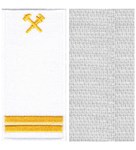 Погон УЗ-0Р2L (нитка жовта, на липучці)