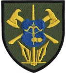 Шеврон 212 окремий понтонно-мостовий батальйон (кольоровий)