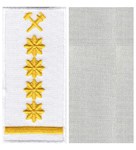 Погон УЗ-4Р (нитка жовта, на липучці)