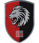 Шеврон 63 ОМБр (Лев, кольоровий)