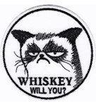 Шеврон "WHISKEY WILL YOU?"