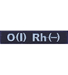 Нашивка "Група крові 1-" Морська охорона