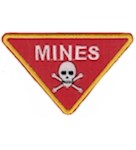 Шеврон "Череп Mines"