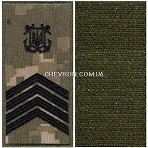 Погон морської охорони з емблемою головний старшина (на липучці)