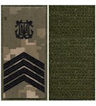 Погон морської охорони з емблемою головний старшина (на липучці)