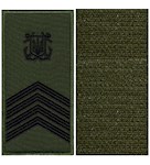 Погон морської охорони з емблемою  головний старшина (на липучці)