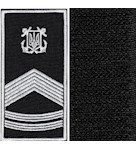 Погон морської охорони з емблемою мічман (нитка біла, на липучці)