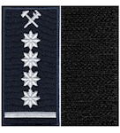 Погон УЗ-4Р (нитка біла, на липучці)