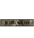 Нашивка "Група крові 3+" ДПС (на липучці)