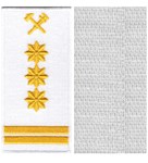 Погон УЗ-3Р2L (нитка жовта, на липучці)