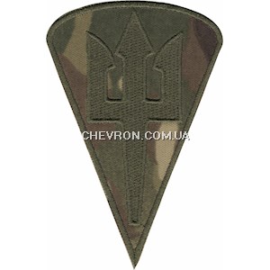 Шеврон Морська піхота (крапля, тризуб)